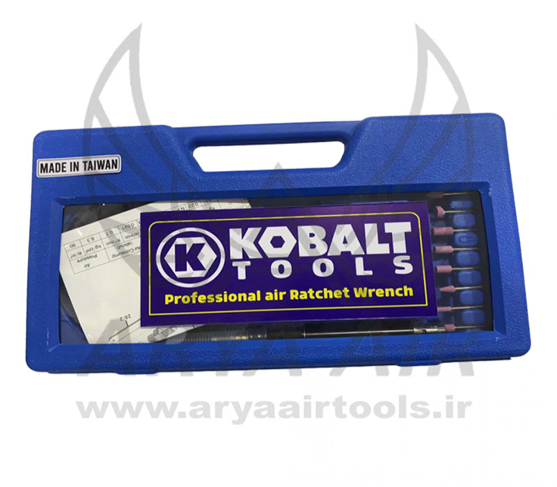 KOBALT-#6690-AIR-MICRO-GRINDER-KIT کیت کامل فرز مینیاتوری بادی کبالت مدل 6690#